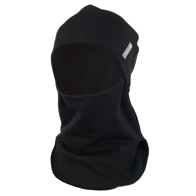Black Double-Layer Cotton Balaclava
