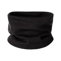 Black Merino Wool Tube Scarf – One Size