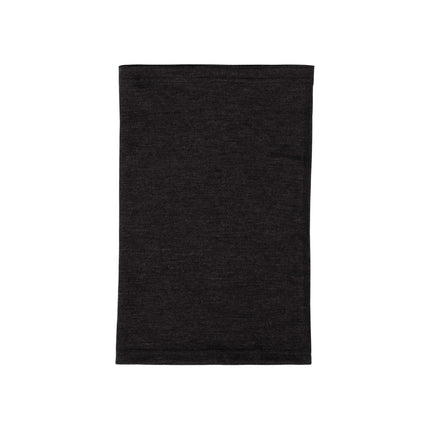 Black Merino Wool Tube Scarf – One Size