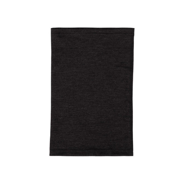 Black Merino Wool Tube Scarf – One Size