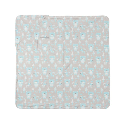 Blue Baby Blanket with Harness Slots