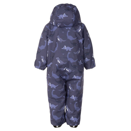 Blue Dinosaur Print Spring/Autumn Overall
