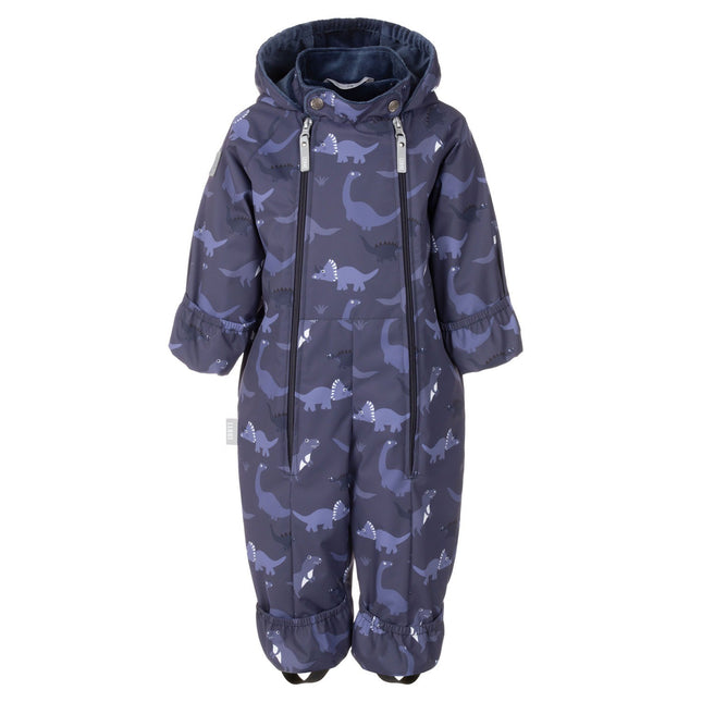 Blue Dinosaur Print Spring/Autumn Overall