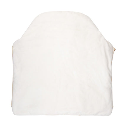 Bow Baby Sleeping Bag and Blanket – Beige / White, 0–6 Months