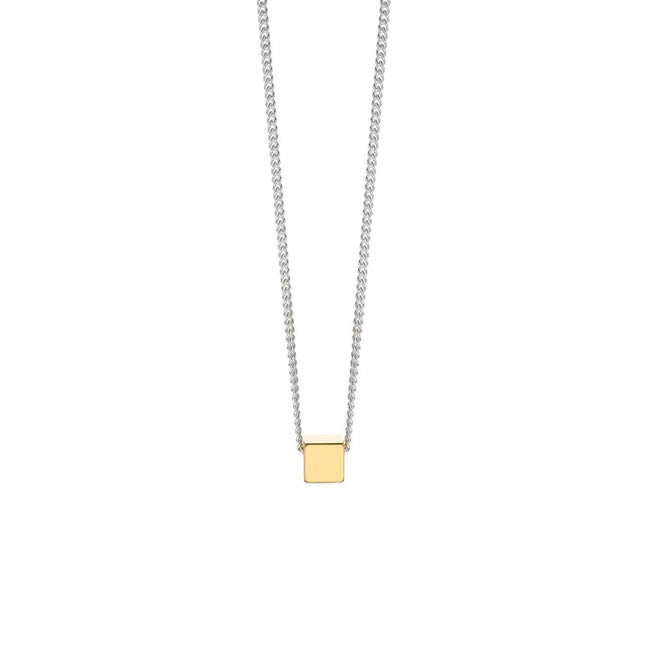 Box Necklace - Gold