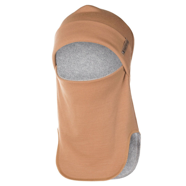 Brown Merino Wool Balaclava