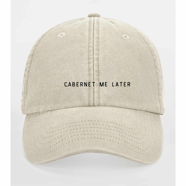 Cabernet Me Later Cap Adult - LoveStyle World