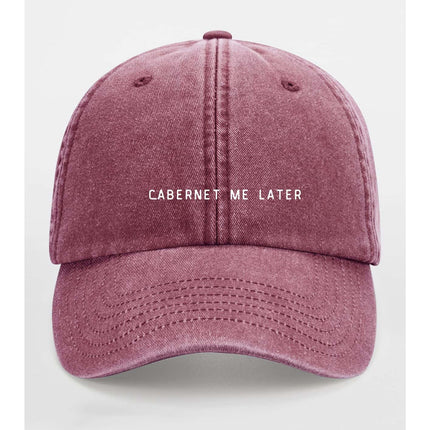 Cabernet Me Later Cap Adult
