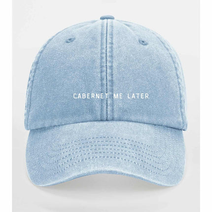 Cabernet Me Later Cap Adult