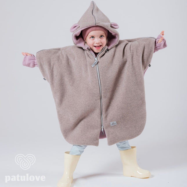 Car Poncho For Kids - Lamb Pink - LoveStyle World