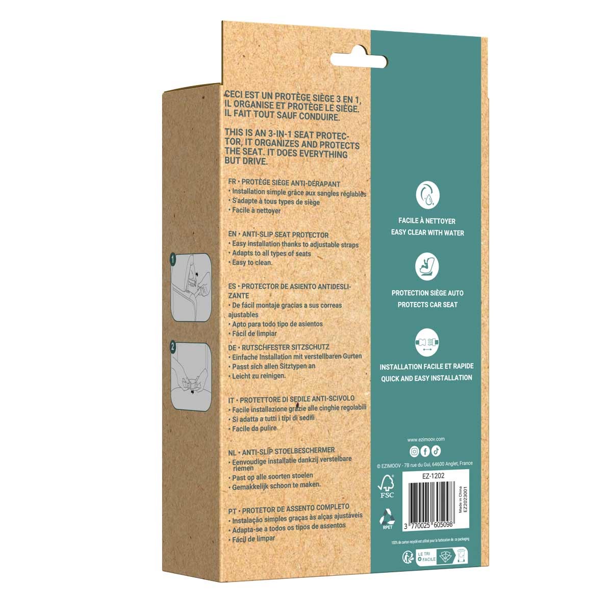 Car Seat Cover Non-Slip