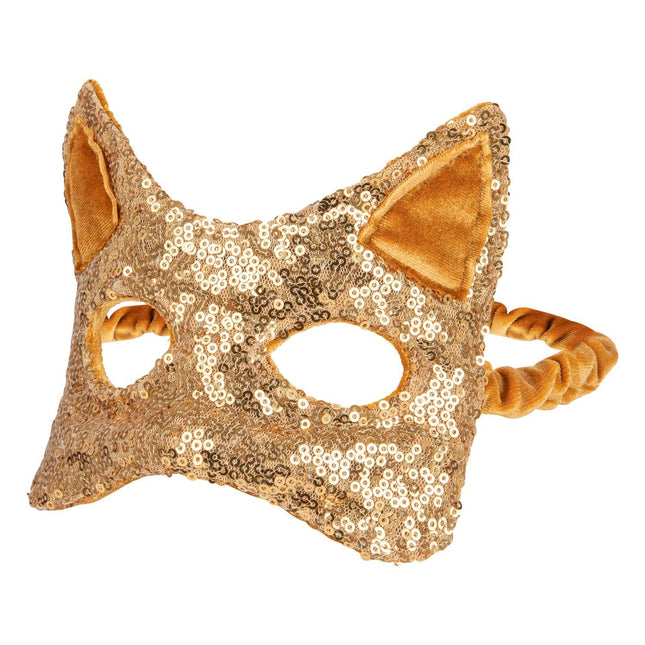 Cat Mask - Gold Sequins - LoveStyle World