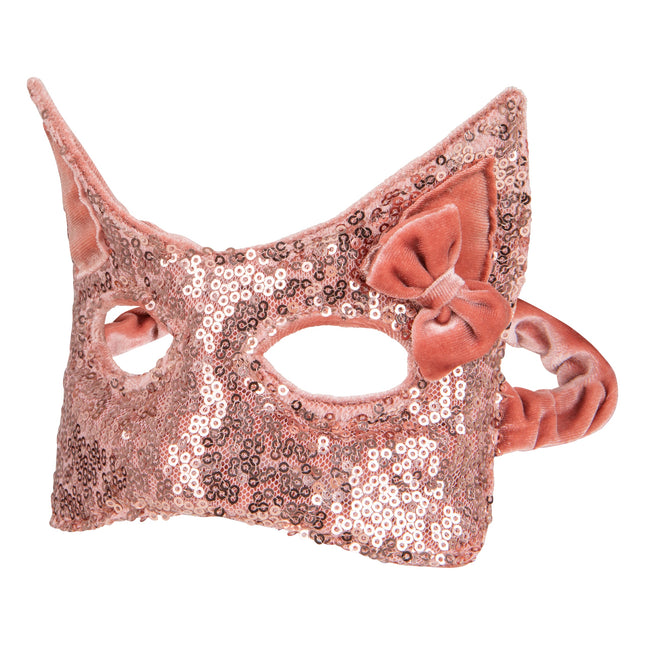 Cat Mask - Pink Sequins - LoveStyle World