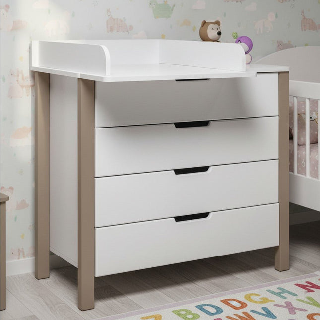 Changing Dresser ELIN - Cappuccino/White - LoveStyle World