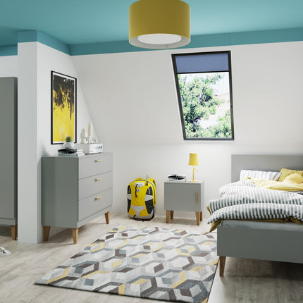 Chest of Drawers Kubi - Grey