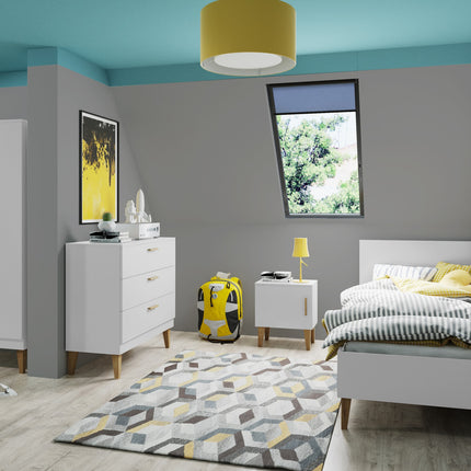 Chest of Drawers Kubi - White