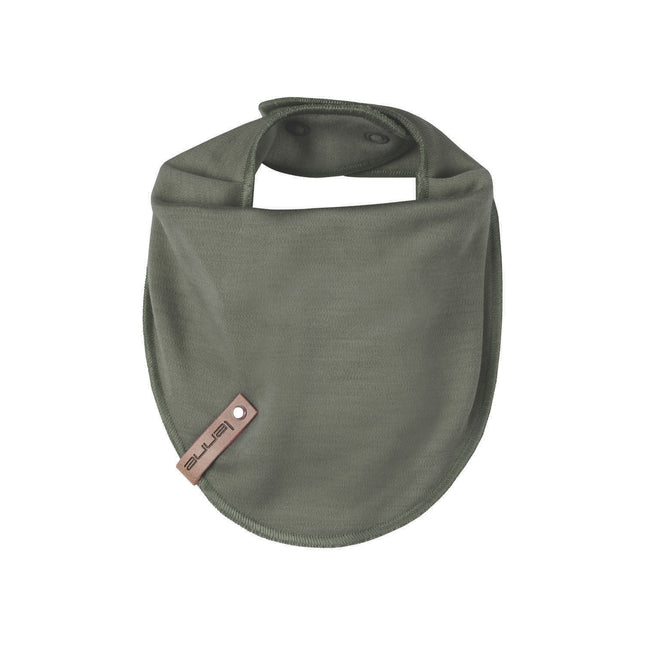 Children’s Merino Wool Neck Warmer – Khaki / Green