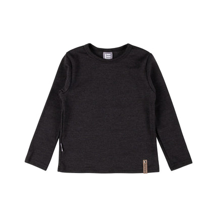 Children’s Merino Wool Top – Dark Grey
