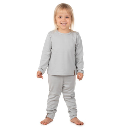 Children’s Merino Wool Top – Grey
