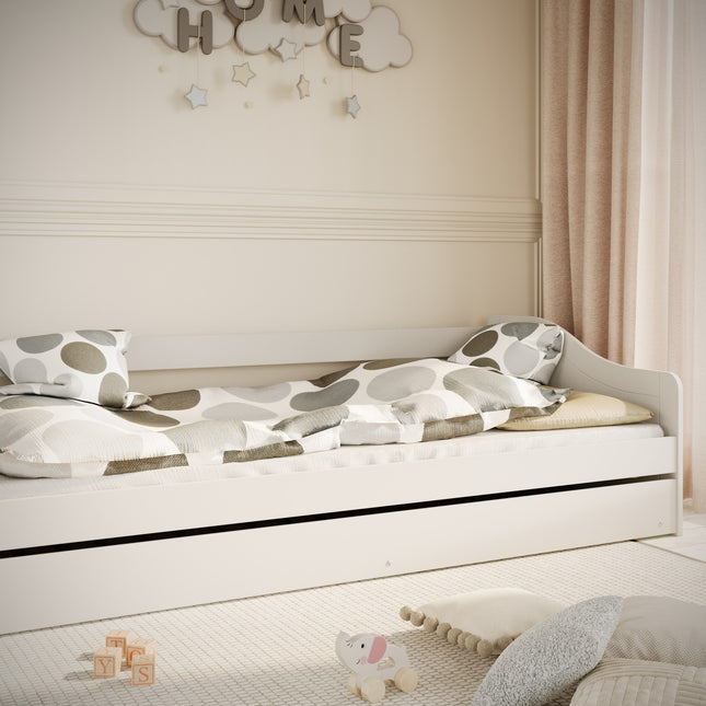 Children's Bed Blanka - White - LoveStyle World