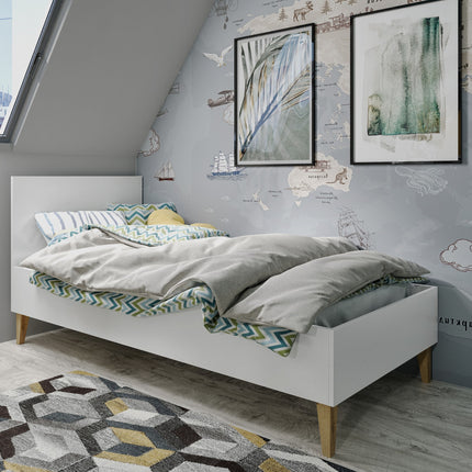 Children's Bed Kubi - White
