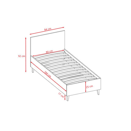 Children's Bed Kubi - White