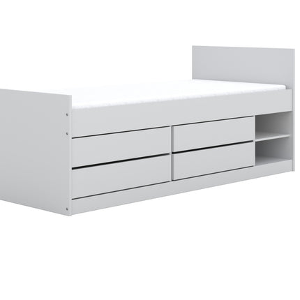 Children's Bed Leon - White