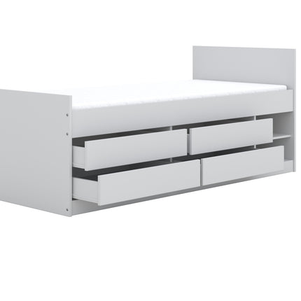 Children's Bed Leon - White