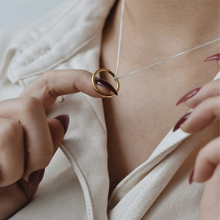 Circle Necklace - Gold