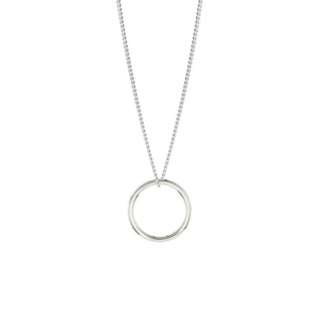 Circle Necklace Silver - LoveStyle World