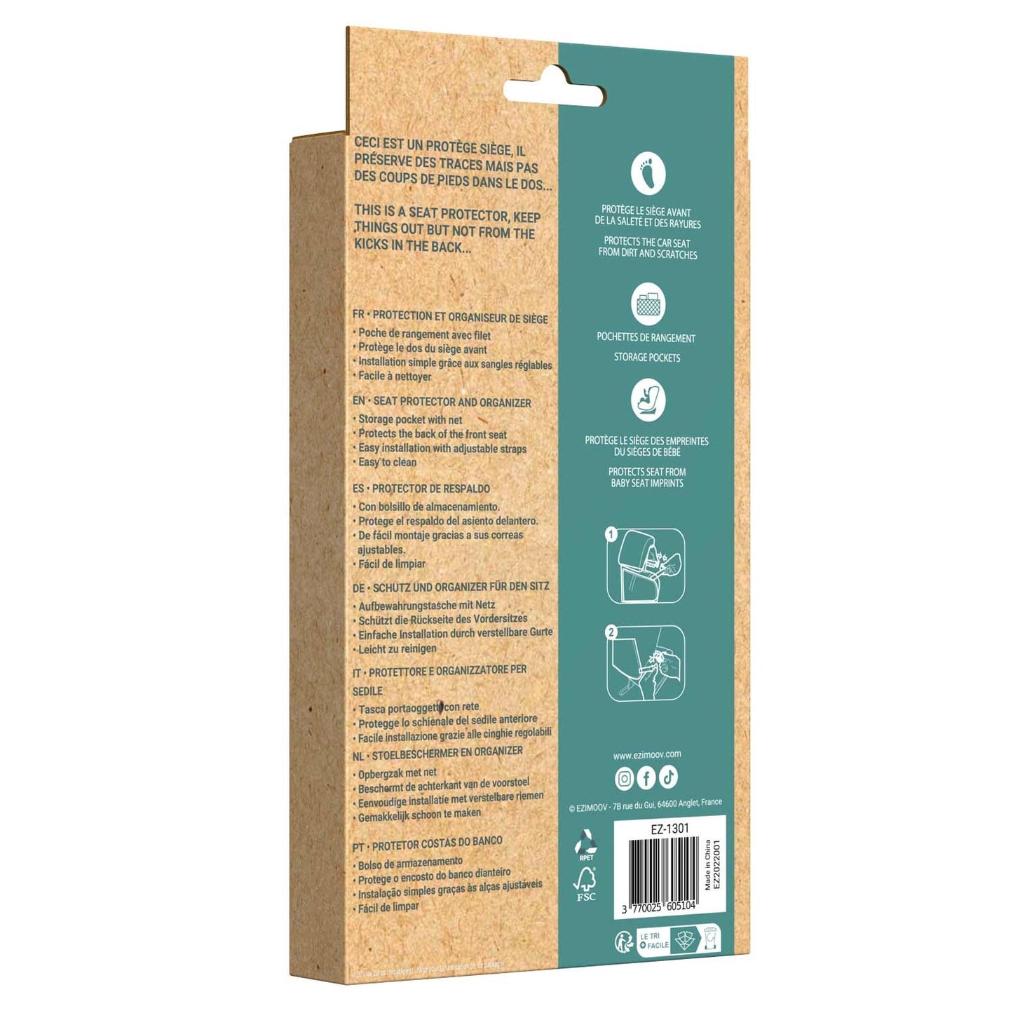 Classic Car Seat Organizer