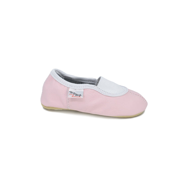 Classic Leather Slippers with Elastic for Kids - Pink - LoveStyle World
