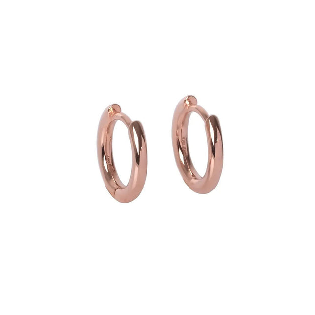 Classy Small Hoops - Rose Gold and Silver - LoveStyle World