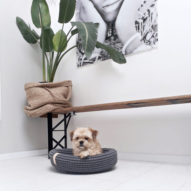 Coco Dog/Cat Bed - Anthracite - LoveStyle World
