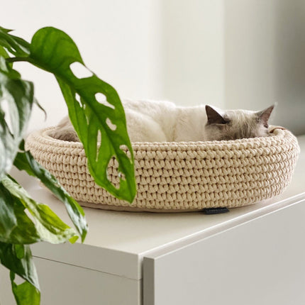 Coco Dog/Cat Bed - Beige 