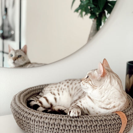 Coco Dog/Cat Bed - Light Brown 