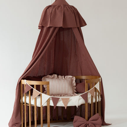 Cotton Canopy - Pink Check