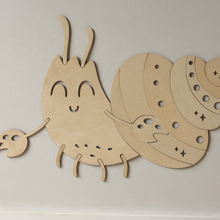 Wooden Wall Decoration - Crab