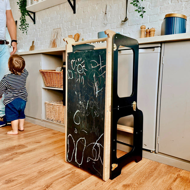 4in1 Creative Tower with Blackboard And Slide