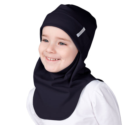 Dark Blue Double-Layer Cotton Balaclava