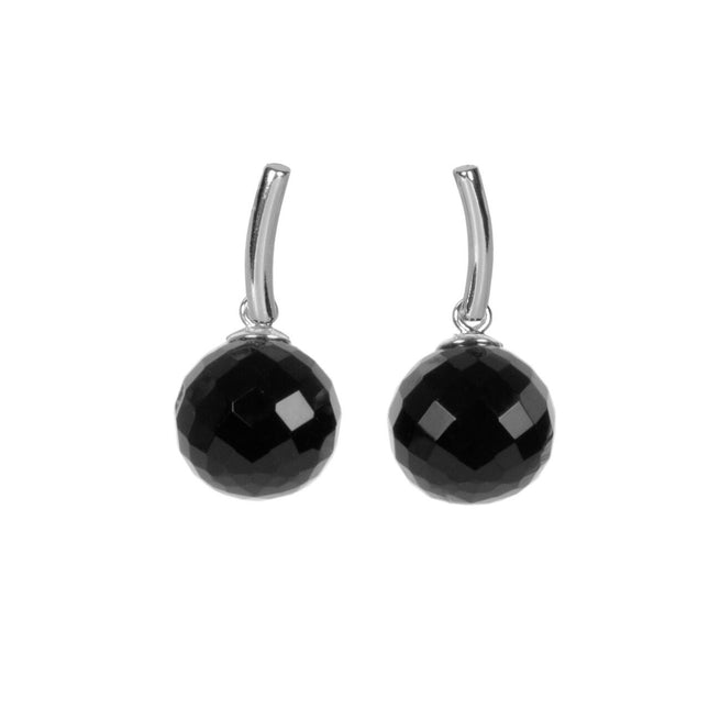DayCharm Onyx Earrings - Rose Gold and Silver - LoveStyle World