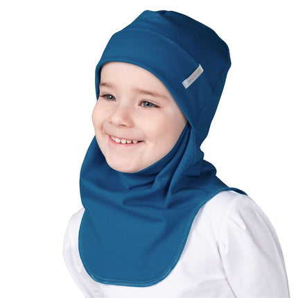 Deep Blue Double-Layer Cotton Balaclava