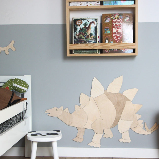 Dinosaur Stegosaurus - Wooden Wall Decoration - LoveStyle World