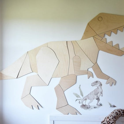 Dinosaur T-Rex – Wooden Wall Decoration