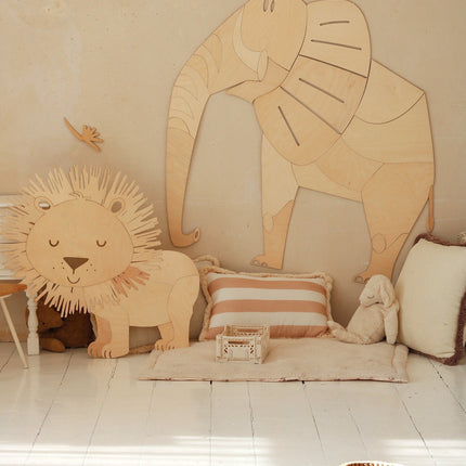 Safari Elephant – Wooden Wall Decoration