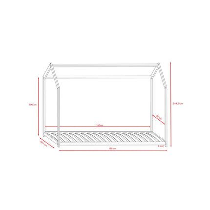 House Bed Bella - White