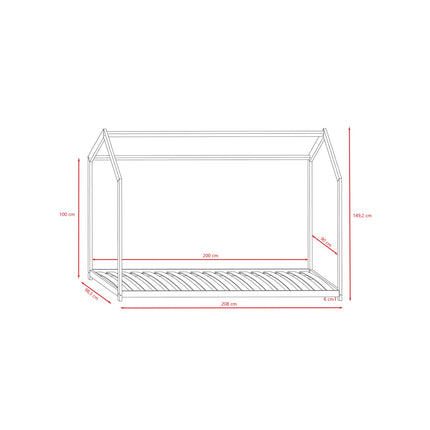 House Bed Bella - White