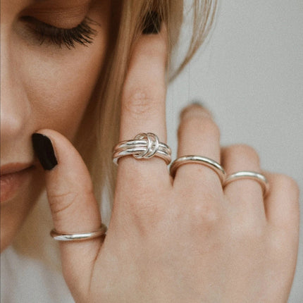 Double Ring - Silver
