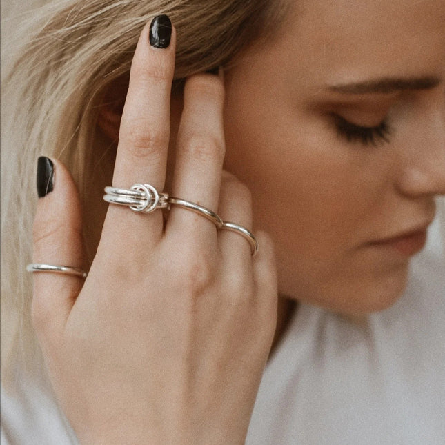 Double Ring - Silver - LoveStyle World
