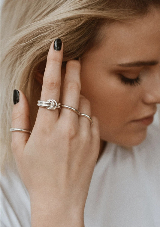 Double Ring - Silver